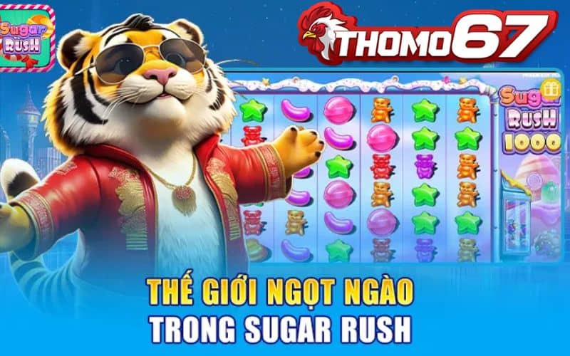 Sugar Rush là trò chơi nổ hũ online hot hit hàng đầu tại Thomo67